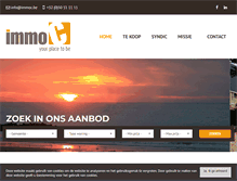 Tablet Screenshot of immoc.be
